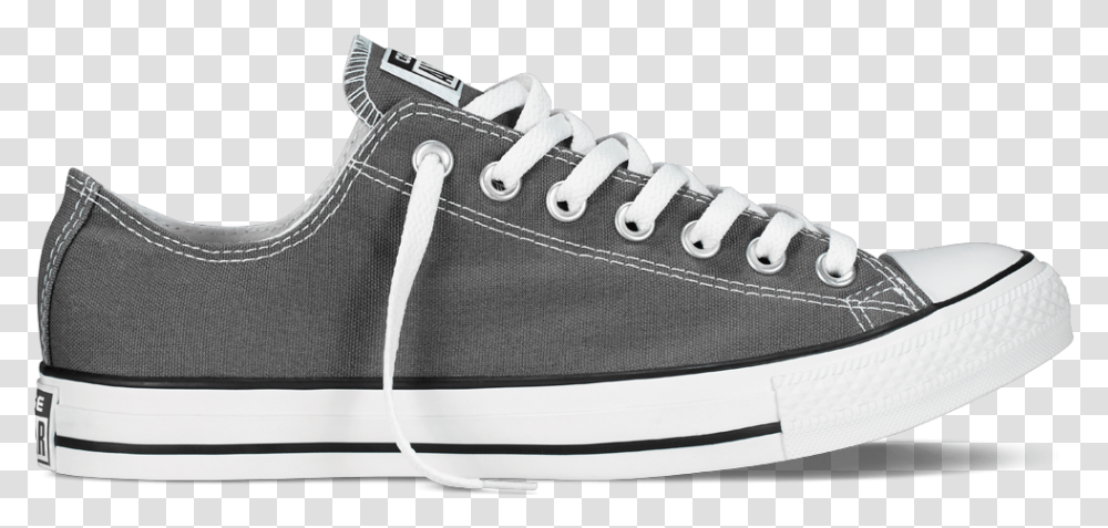 Untied Shoe Converse All Star Classic Grey, Footwear, Apparel, Canvas Transparent Png