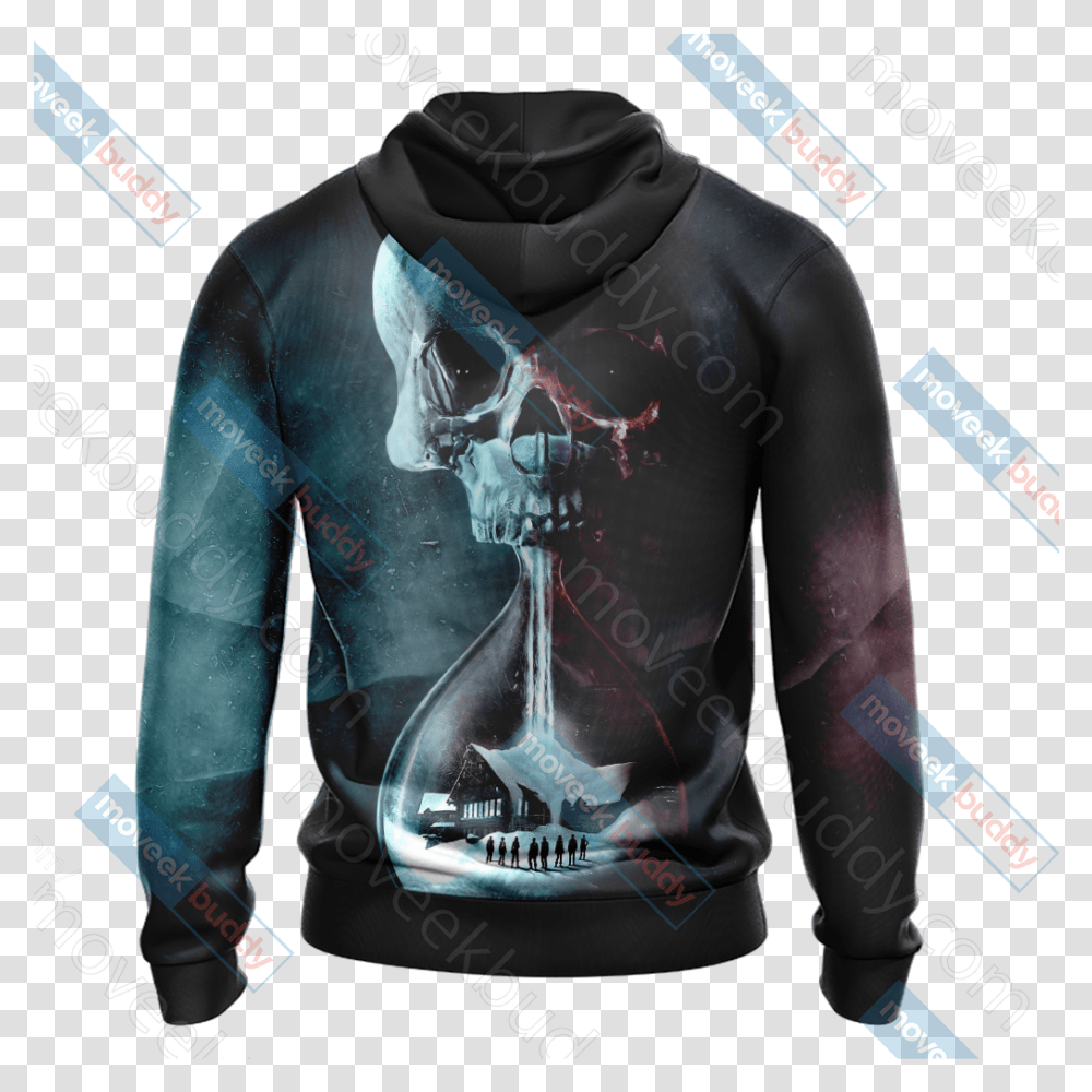 Until Dawn Unisex Zip Up Hoodie Jacket - Moveekbuddyshop Long Sleeve, Clothing, Apparel, Sweatshirt, Sweater Transparent Png