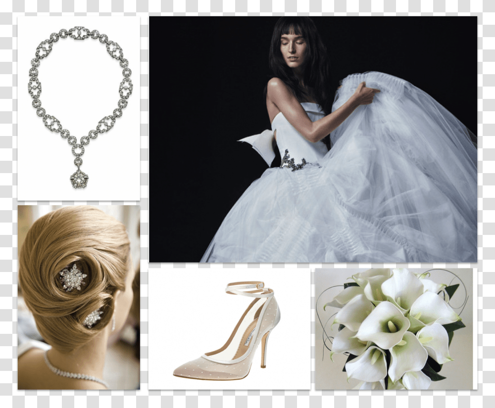 Untitled Vera Wang Bridal Fall 2016, Apparel, High Heel, Shoe Transparent Png