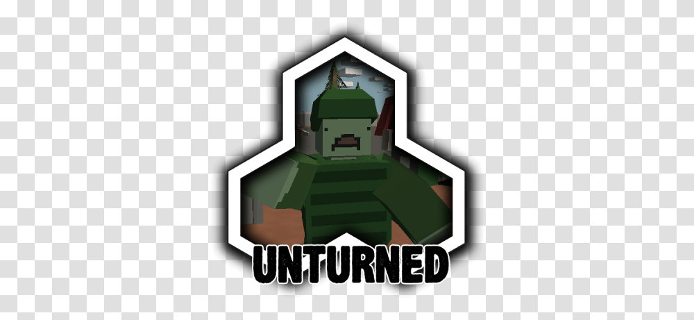 Unturned Logo Unturned Server Icon, Text, Military, Minecraft, Nature Transparent Png