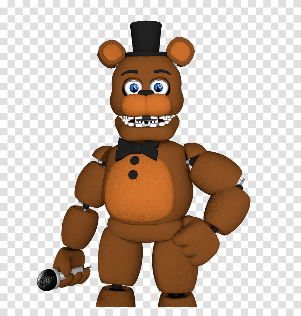 Unwithered Freddy Fazbear, Toy, Robot, Figurine Transparent Png