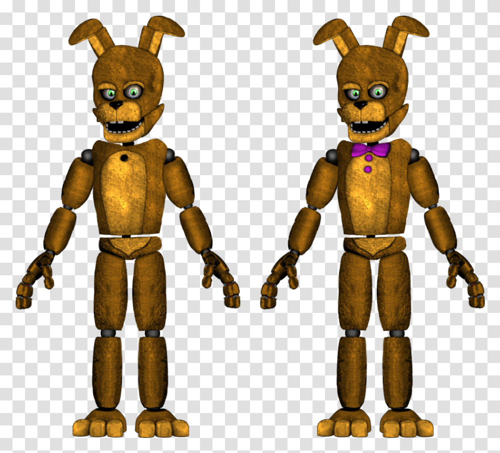 Unwithered Salvage Springtrap Fnaf 3 Springtrap Full Body, Robot, Toy Transparent Png