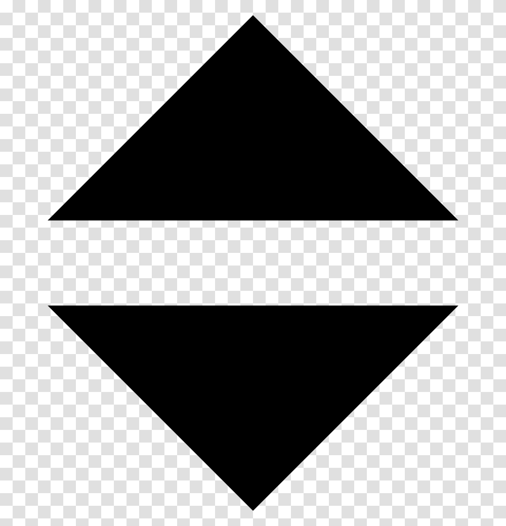 Up And Down Arrow Arrow Up Down Svg, Triangle, Rug, Plectrum, Label Transparent Png