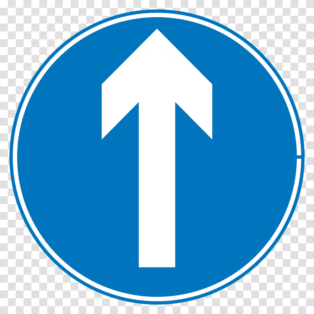 Up Arrow Clipart Ahead Only Road Sign, First Aid Transparent Png