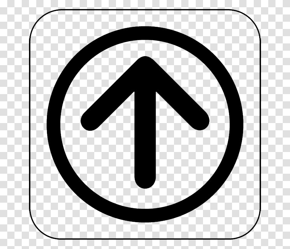 Up Arrow Icon Blue, Sign, Road Sign, Tape Transparent Png