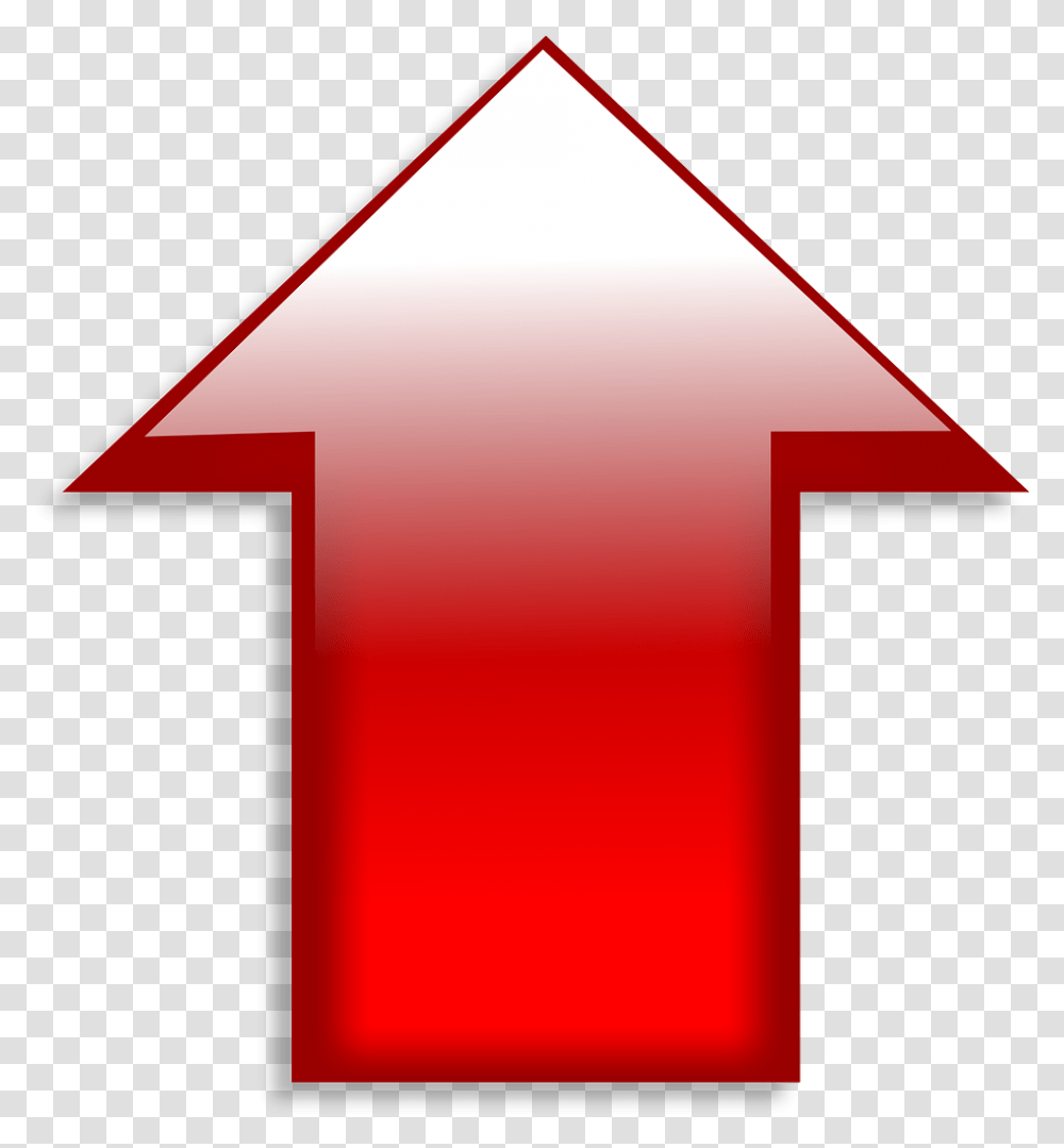 Up Arrow Red Red Up Arrow Symbol, Number, Text, Triangle, Mailbox Transparent Png