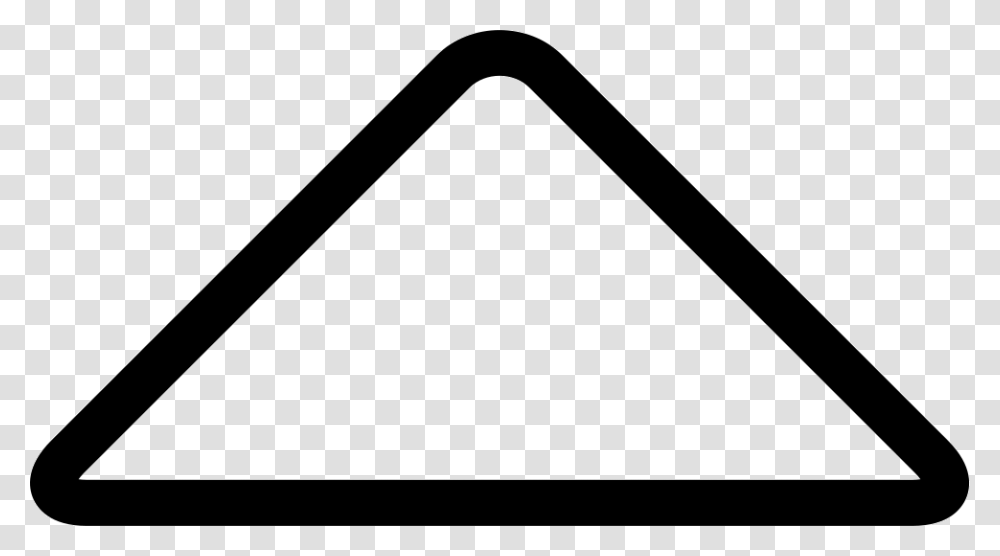 Up Arrow Triangle Outline Transparent Png