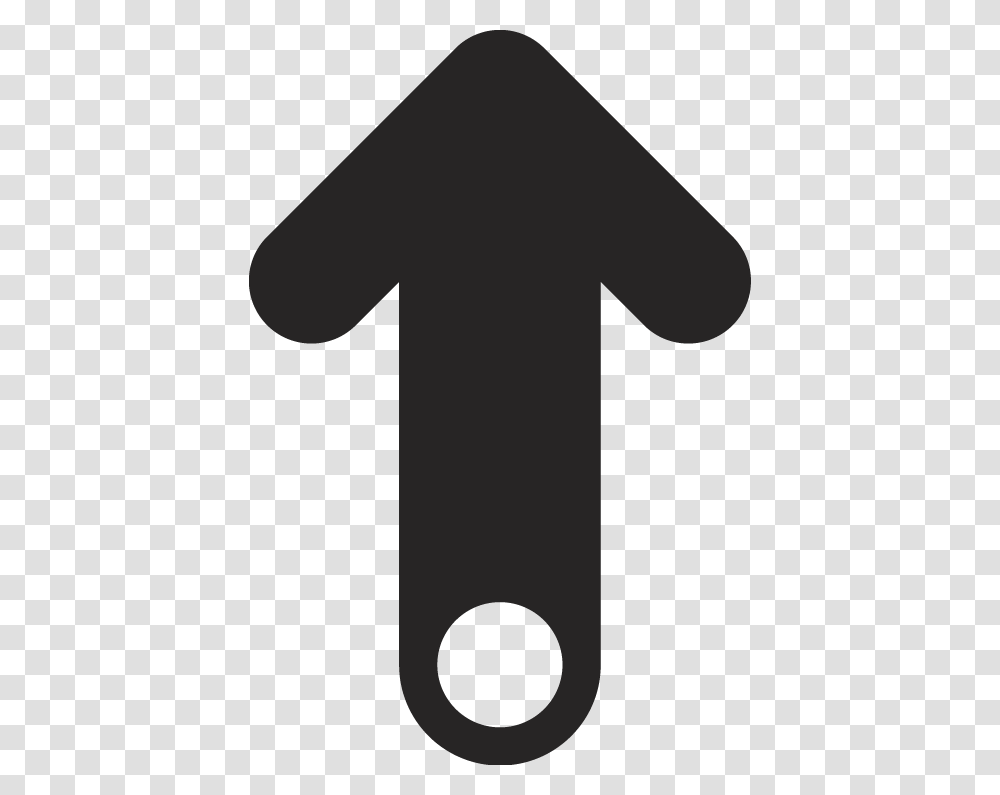 Up Arrow With White Dot Tail, Hand, Number Transparent Png