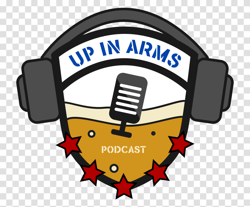 Up In Arms Coffee Cartoon, Helmet, Label, Logo Transparent Png