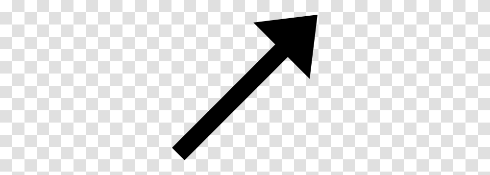 Up Right Black Arrow Clip Art, Axe, Tool, Star Symbol Transparent Png