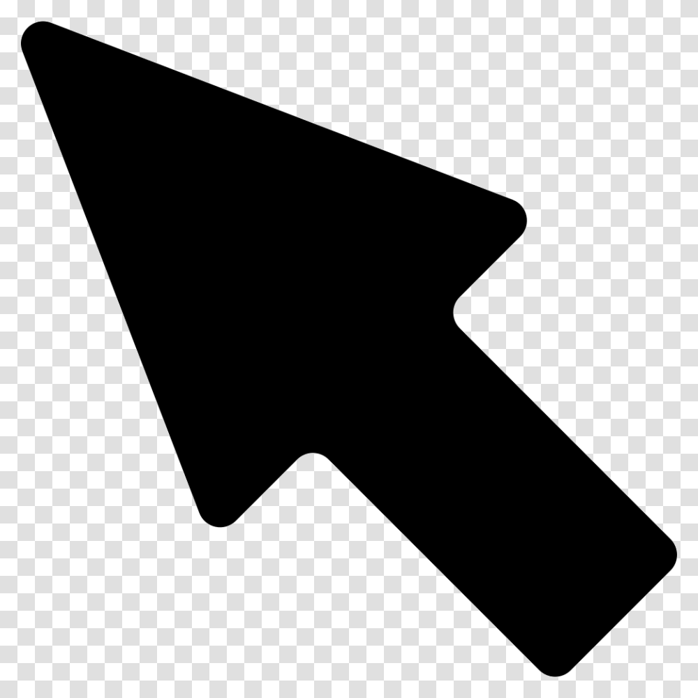 Up Right Black Arrow Flecha Negra, Axe, Tool, Star Symbol Transparent Png