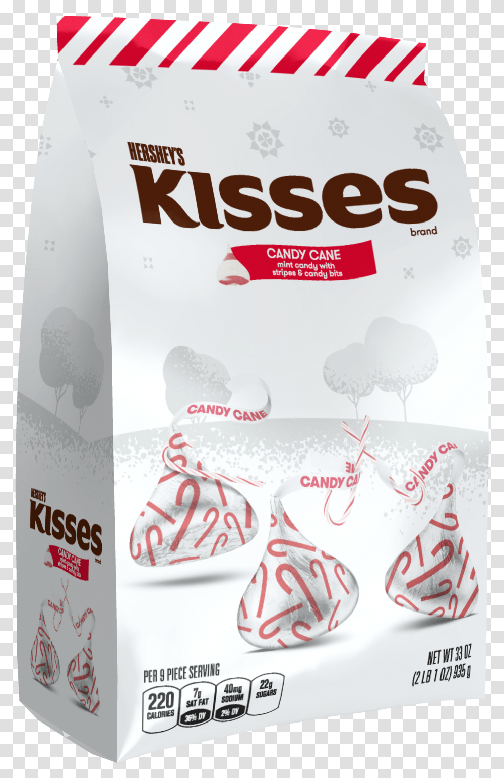 Upc Product Image For Hersheyquots Kisses Candy Cane Hershey Kisses, Beverage, Drink, Alcohol, Food Transparent Png
