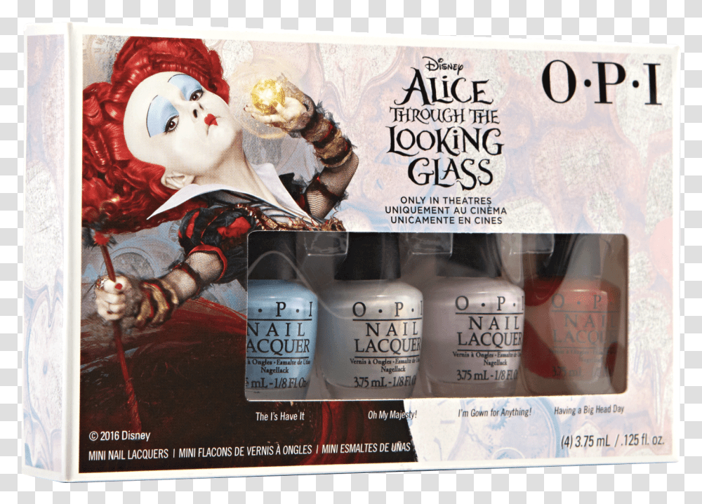Upc Opi Alice Through The Looking Glass, Advertisement, Book, Poster, Flyer Transparent Png