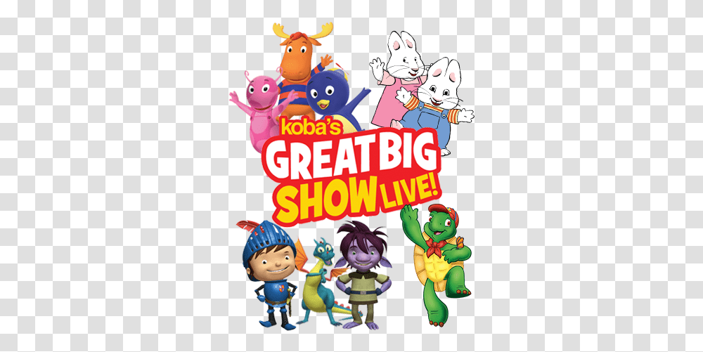 Upcoming Live Action Show To Entertain Kelowna Families Backyardigans And Max And Ruby, Poster, Advertisement, Person, People Transparent Png