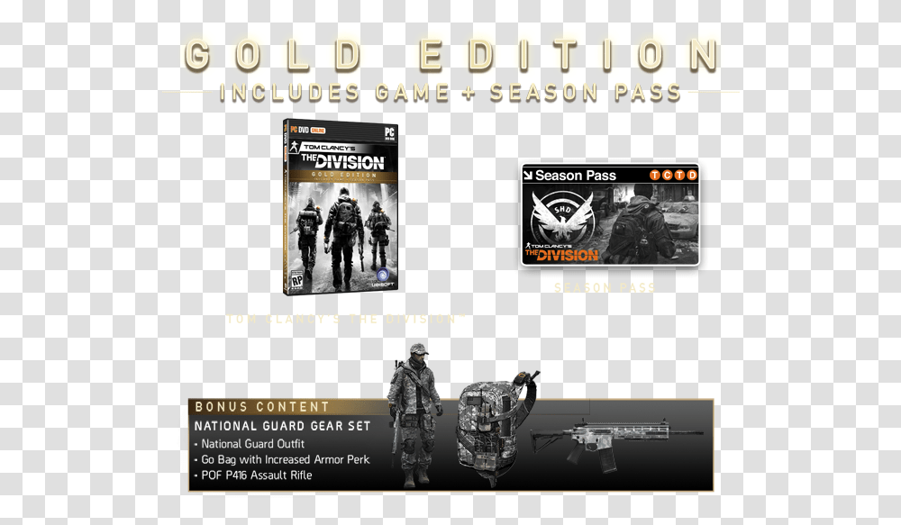 Upcoming Tom Clancy S The Division Download Pc Game, Person, Human, Call Of Duty, Counter Strike Transparent Png