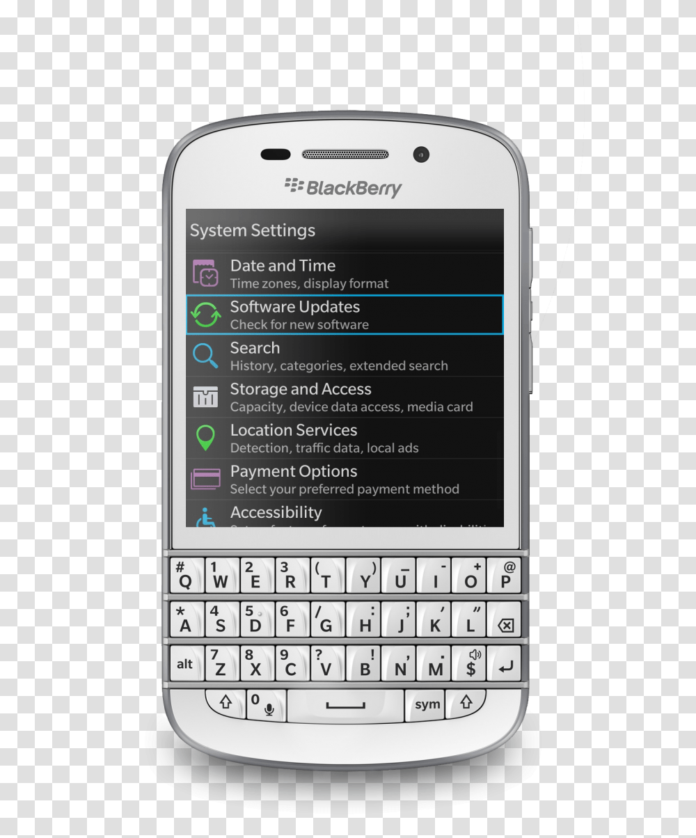 Update Blackberry Os 10 Terminal, Mobile Phone, Electronics, Cell Phone, Iphone Transparent Png