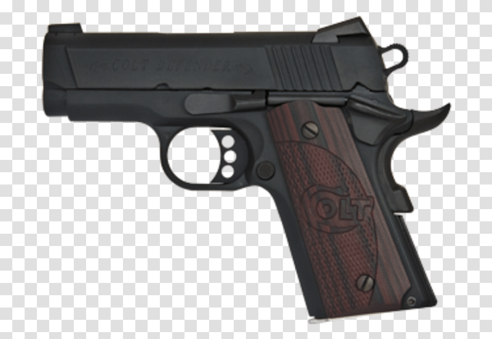 Updated Colt Pistols Colt Defender, Gun, Weapon, Weaponry, Handgun Transparent Png