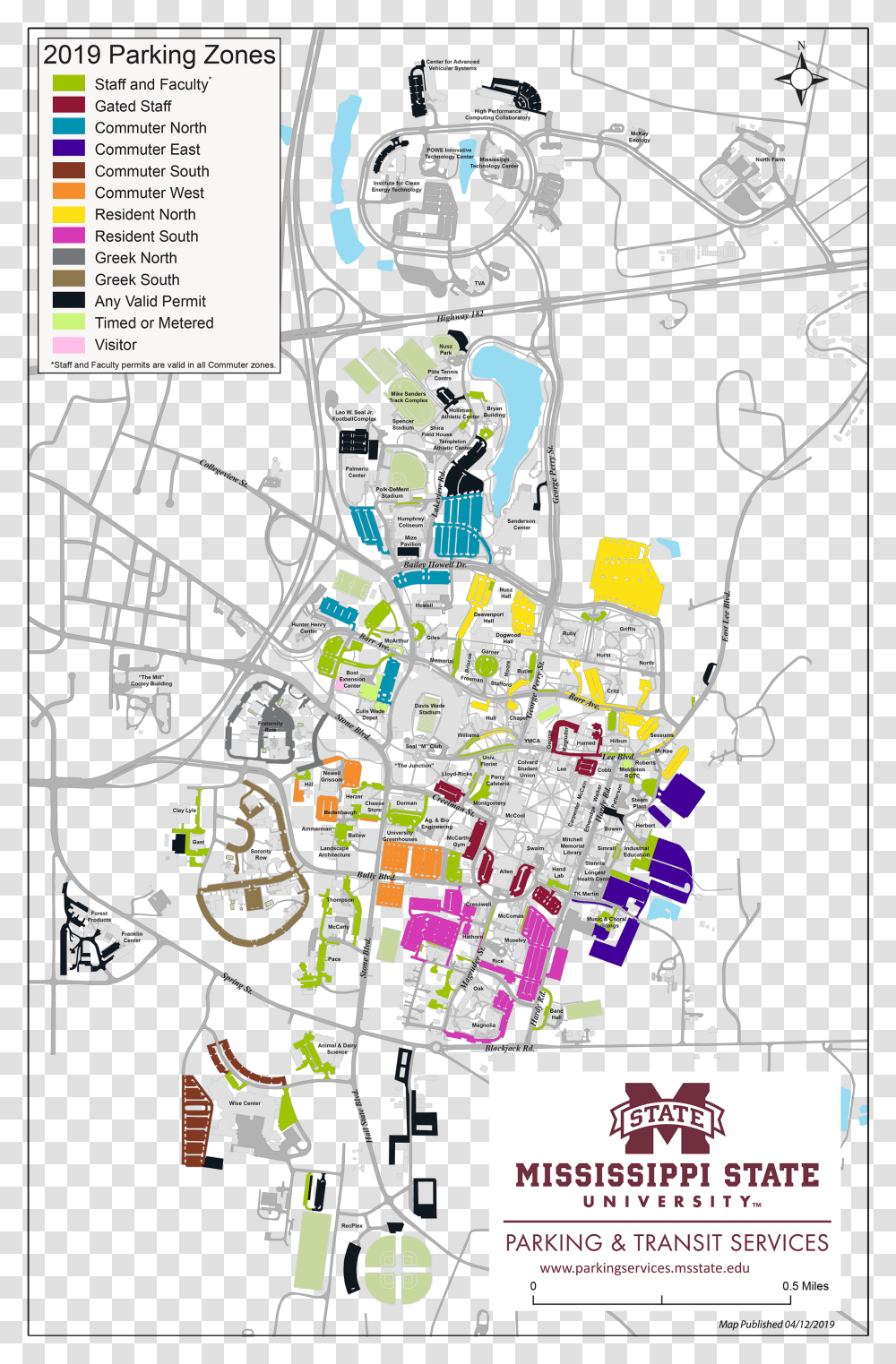Updated Graduation Parking Map Mississippi State University Campus Map, Diagram, Neighborhood, Urban, Building Transparent Png