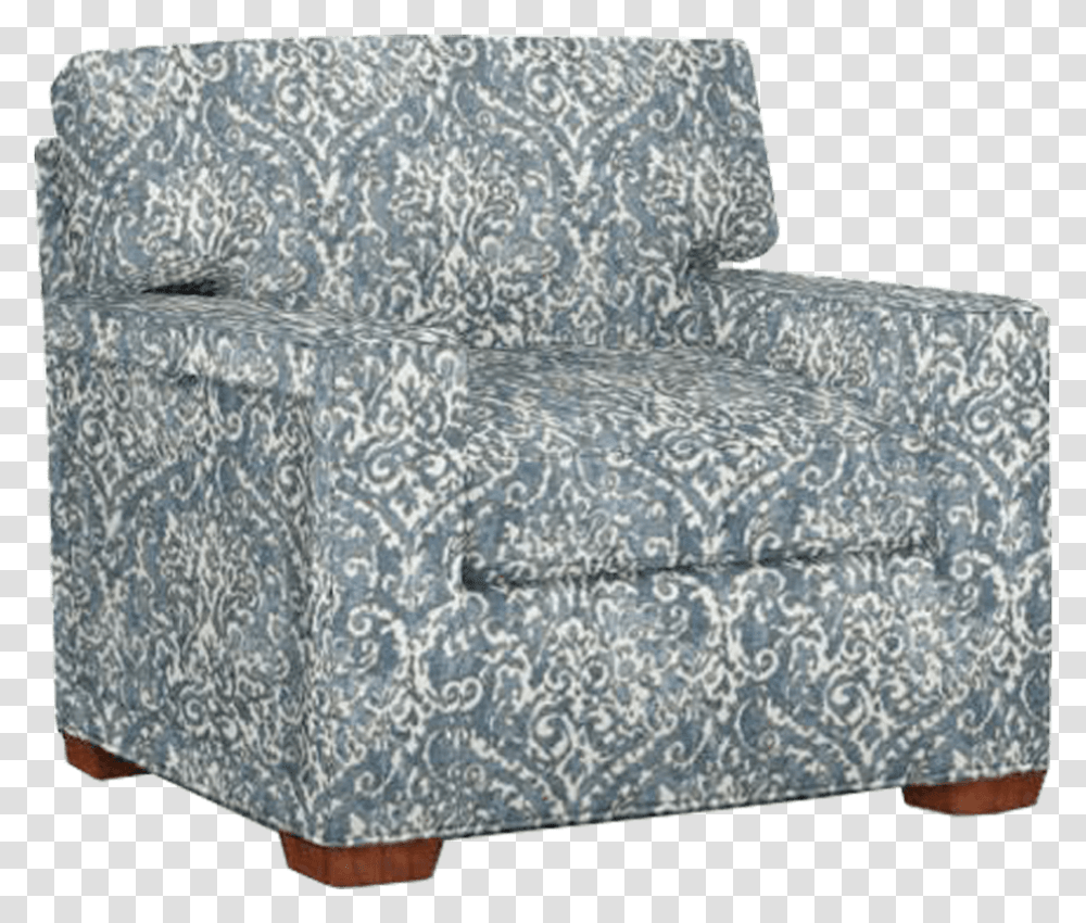 Upholstered Arm Chair Upholstered Sofa Club Chair, Furniture, Rug, Bath Towel, Ottoman Transparent Png