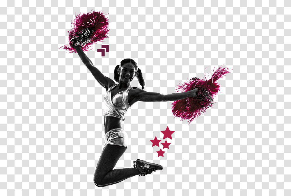Uplifter Software For Cheer Clubs Stock Cheerleader, Dance Pose, Leisure Activities, Person, Human Transparent Png