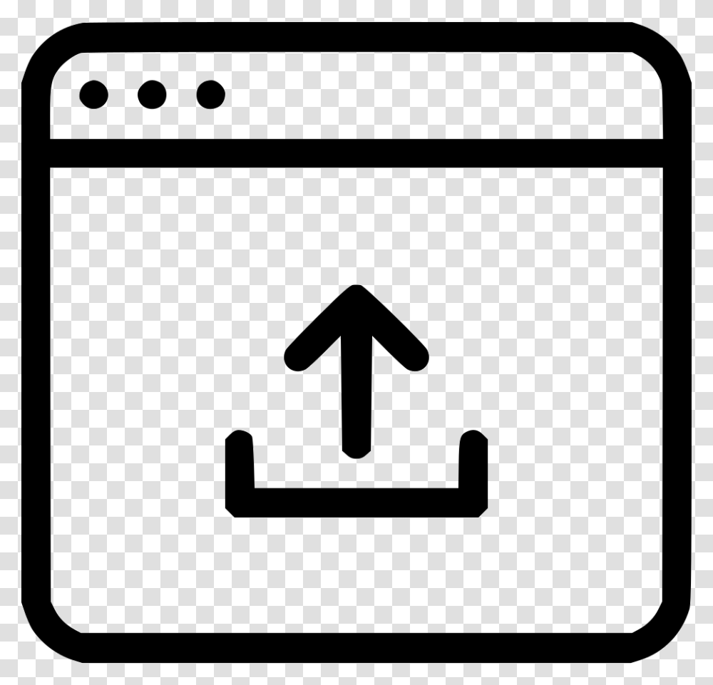 Upload Icon Free Download, Sign, Electronics, Stencil Transparent Png