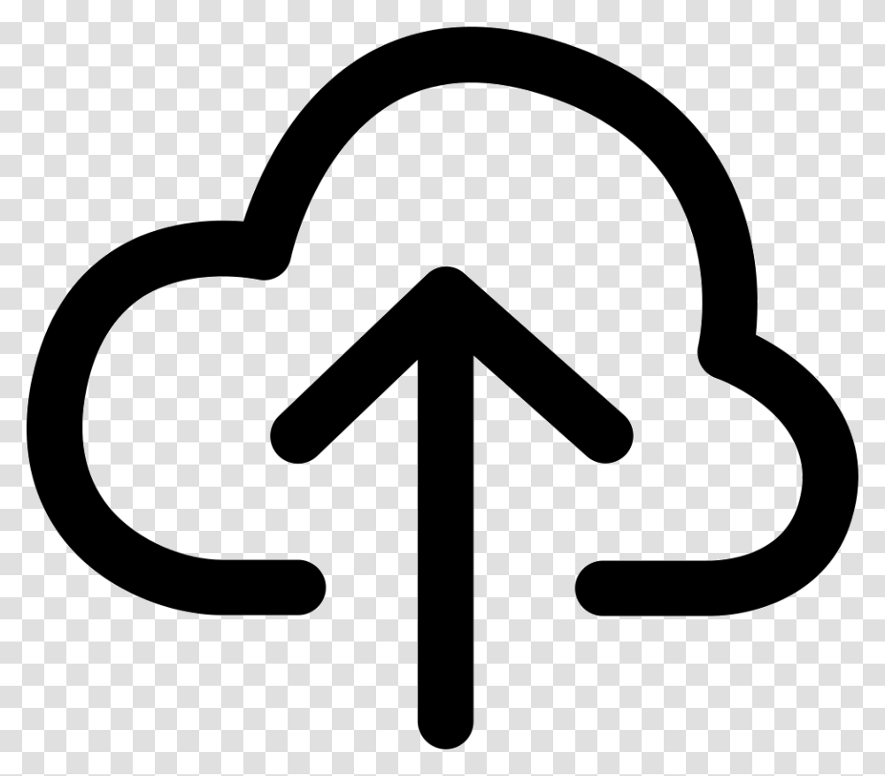 Upload Svg Cloud Cloud Upload Icon Svg, Stencil, Logo, Trademark Transparent Png
