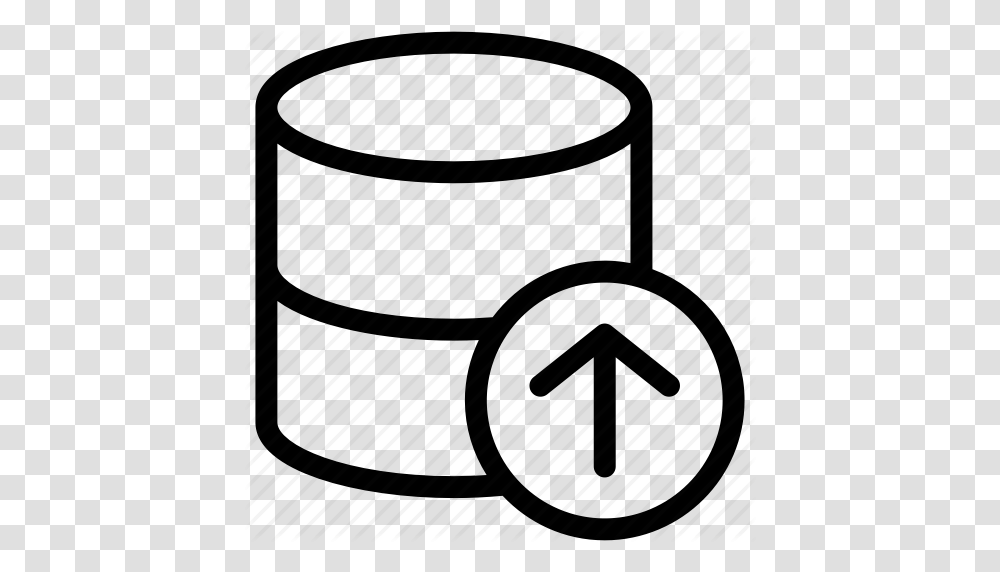 Upload Upload Data Upload Database Icon, Barrel, Cylinder, Bucket Transparent Png