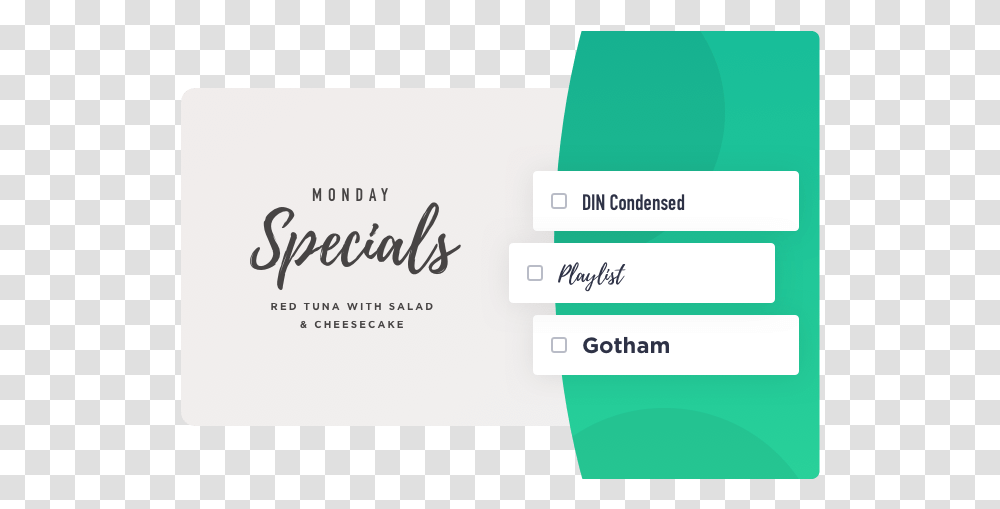 Upload Your Own Fonts To Bannersnack Business Card, Paper, File Transparent Png