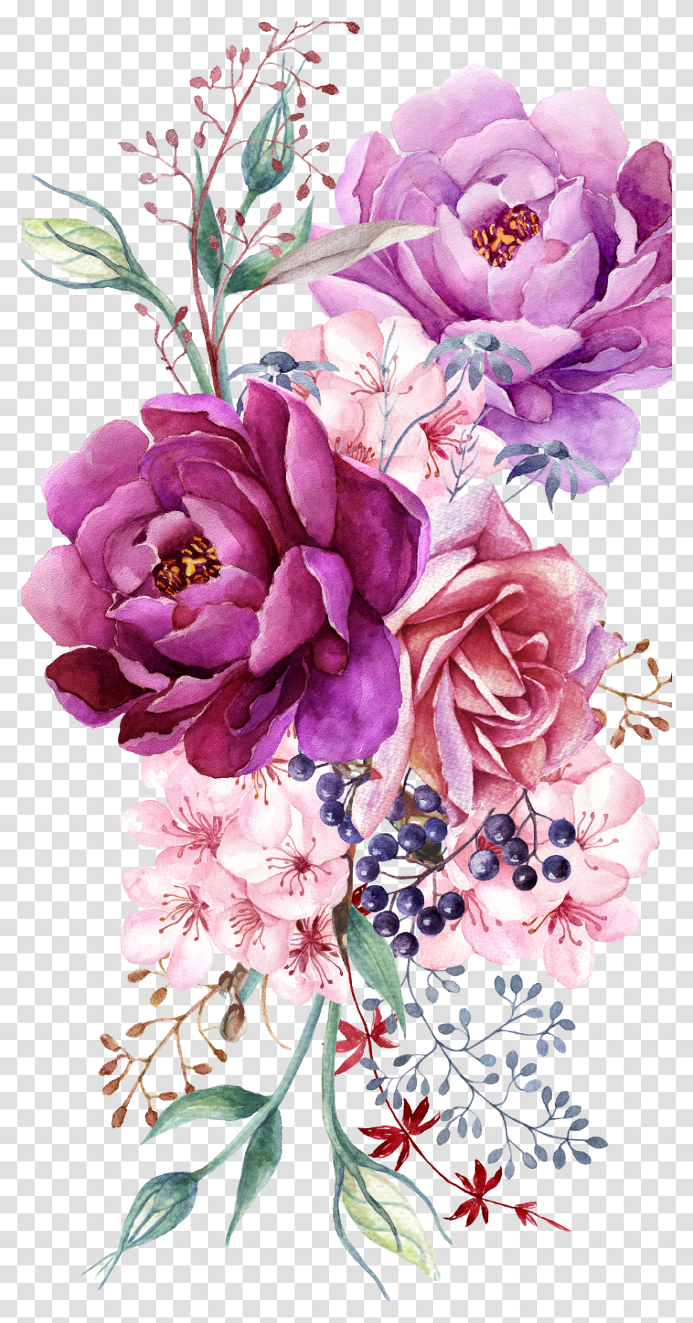 Upper Arm Flower Tattoo Drawings, Plant, Blossom, Geranium, Flower Bouquet Transparent Png