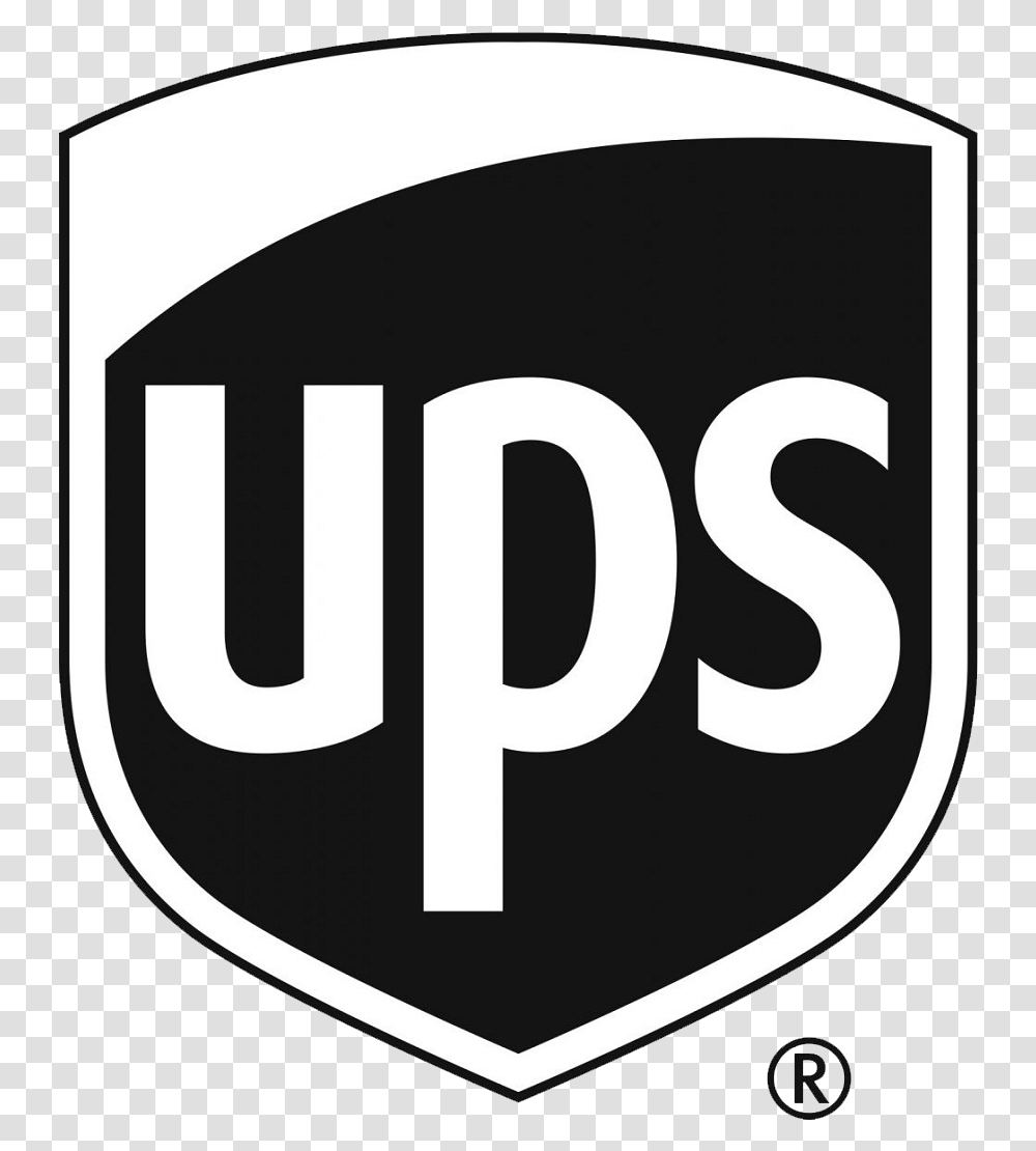 Ups Black And White Logo Black And White Logos, Armor, Word Transparent Png