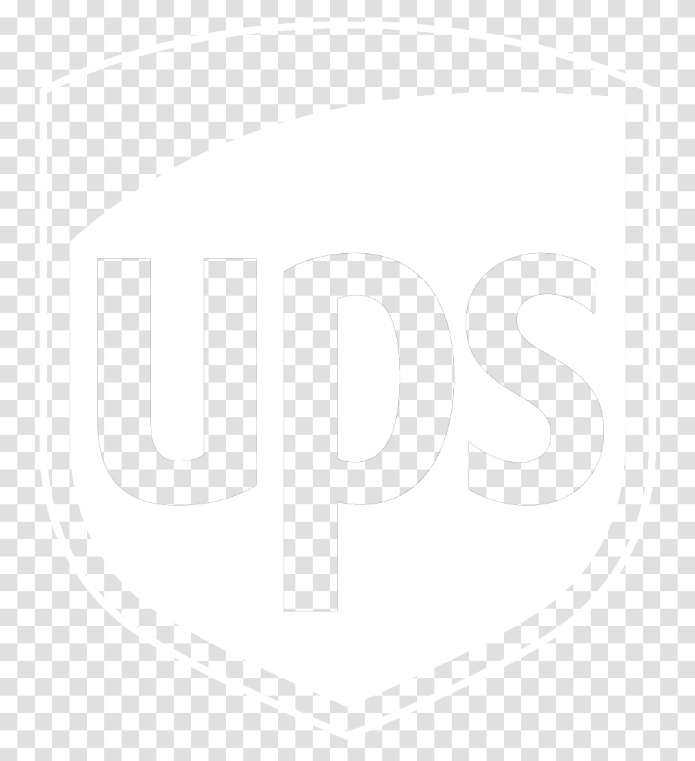 Ups Logo White Ups Logo White Vector, Label, Number Transparent Png