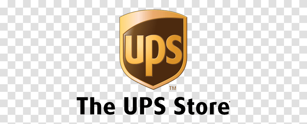 Ups Store Logo Logodix Logo Of Ups Store, Symbol, Text, Glass, Label Transparent Png
