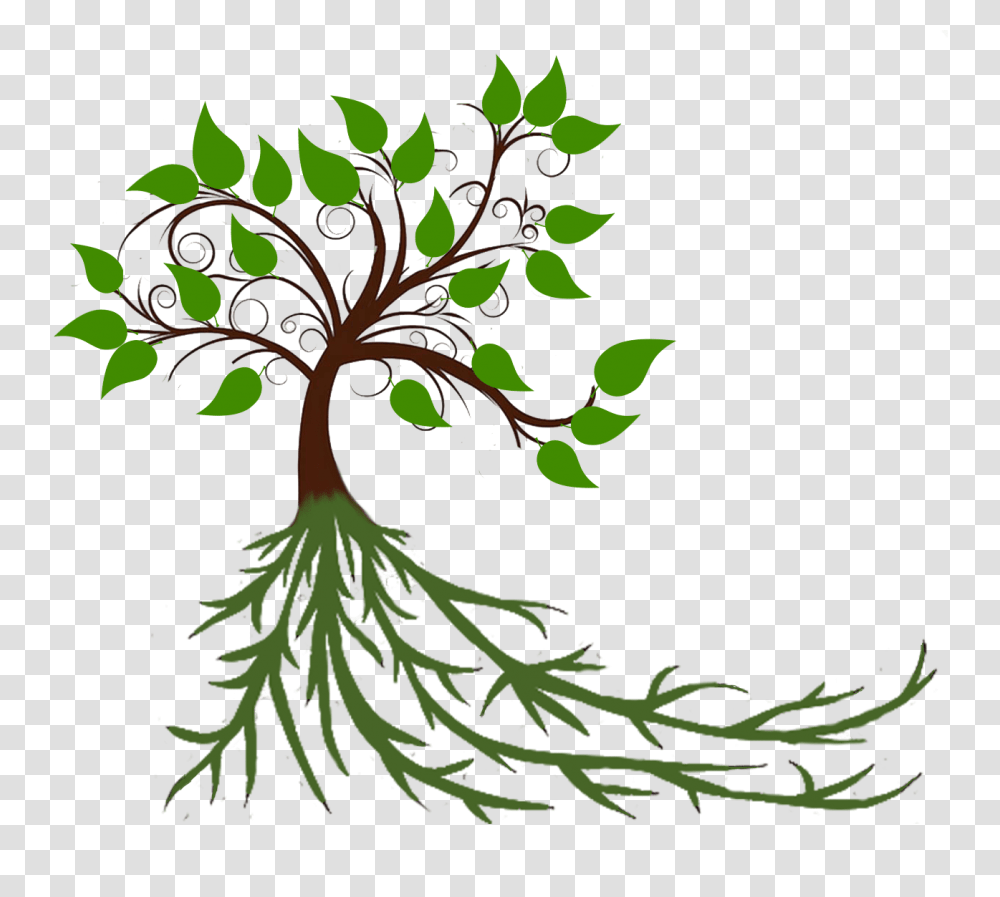 Upscale Roots Black Background Tatting From Family Tree Roots, Green, Plant, Leaf, Tree Trunk Transparent Png