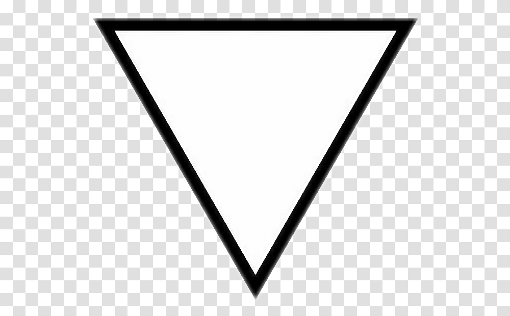 Upside Down Triangle Outline Clipart Triangle Upside Down Transparent Png