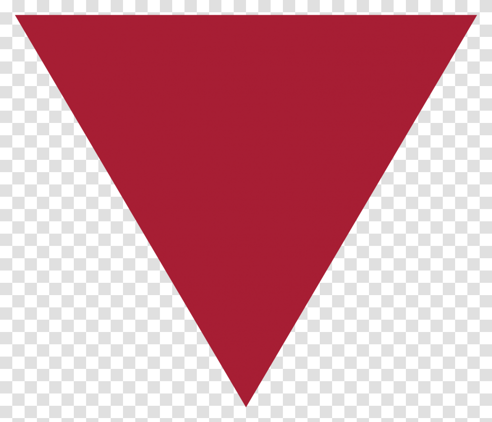 Upside Down Triangle Red Triangle Pointing Down Transparent Png
