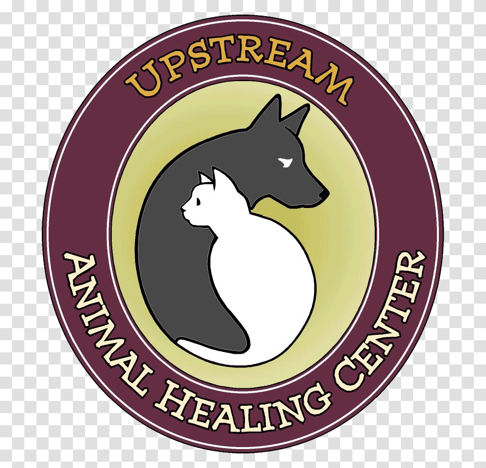 Upstream Animal Healing Center Circle, Label, Logo Transparent Png
