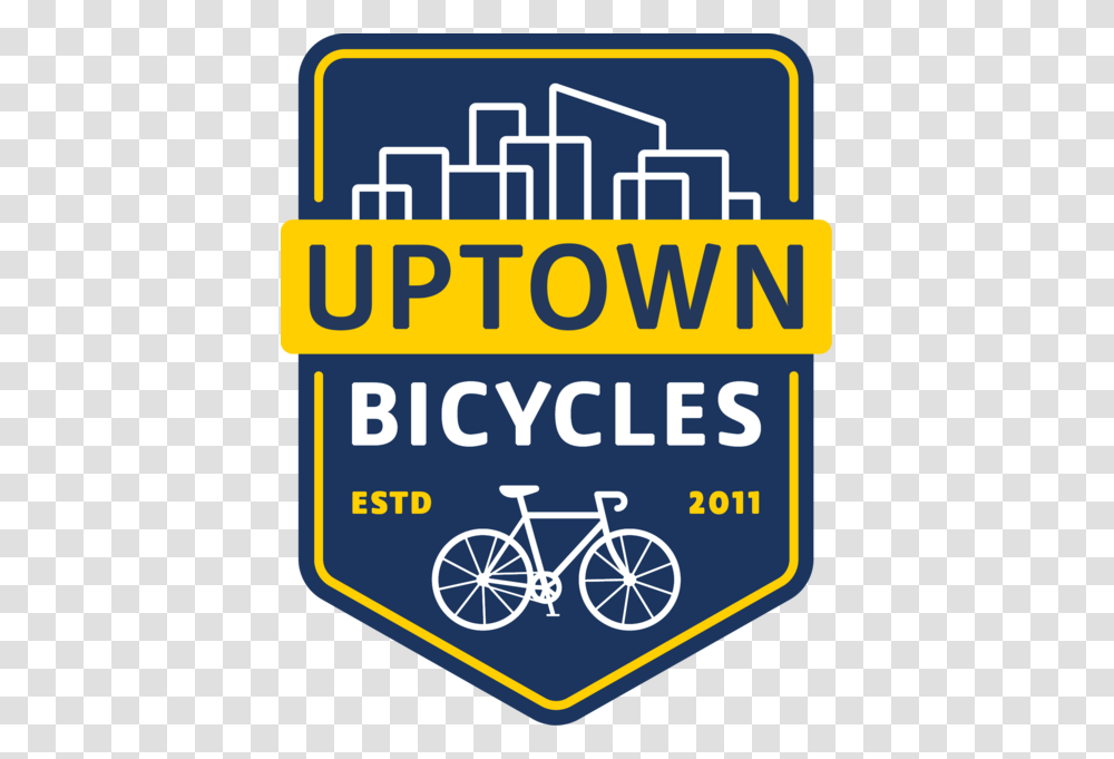 Uptown Bicycles Badge LogoClass Logo ImageItemprop Road Bicycle, Vehicle, Transportation, Wheel Transparent Png