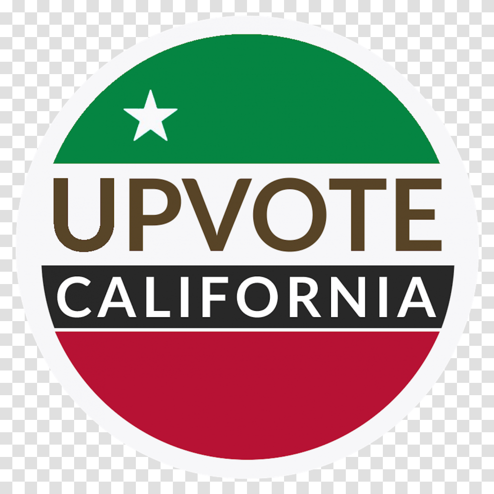 Upvote California Vertical, Logo, Symbol, Trademark, Text Transparent Png