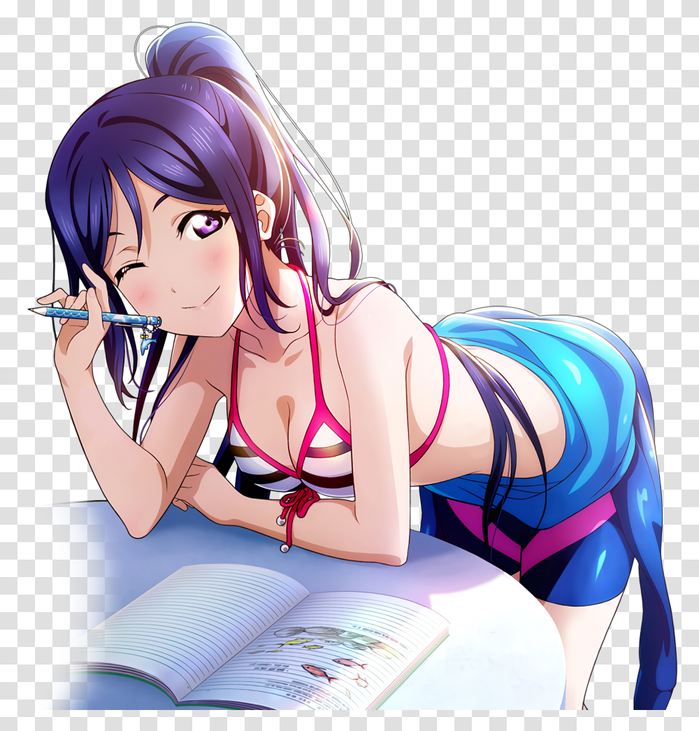 Ur Matsuura Kanan Finally Dive Kanan Matsuura Ur All Stars, Manga, Comics, Book, Lingerie Transparent Png