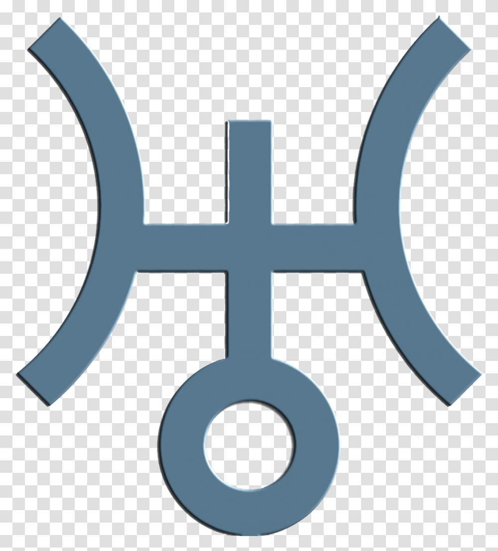 Uranus Symbol, Cross, Axe, Tool, Weapon Transparent Png