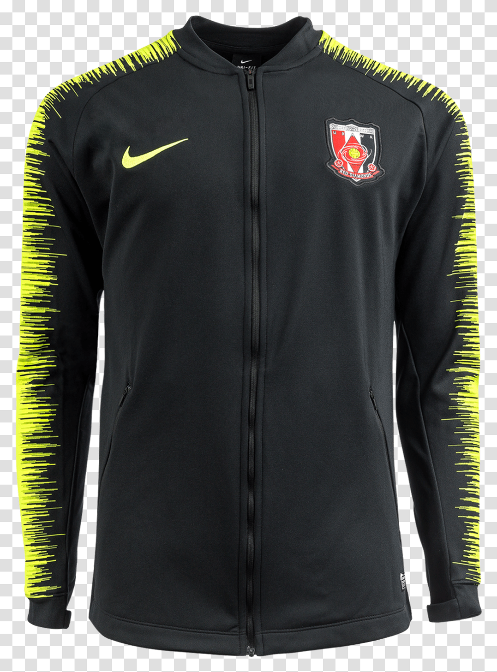 Urawa Red Diamonds Jacket 2019 Ez Football Korea Zipper, Clothing, Apparel, Sleeve, Long Sleeve Transparent Png