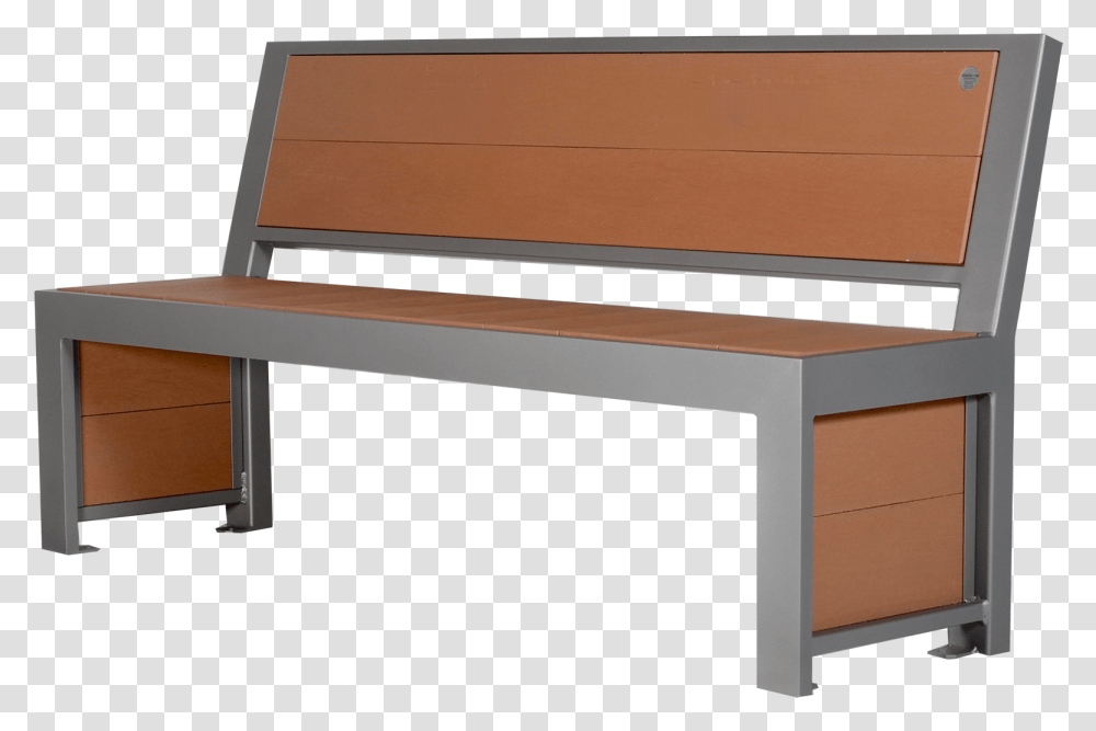 Urban Form Full Back Park Bench Bench, Furniture, Drawer, Table, Desk Transparent Png