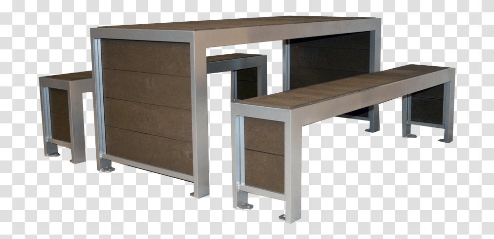 Urban Form Picnic Table Writing Desk, Furniture, Dining Table, Tabletop, Wood Transparent Png