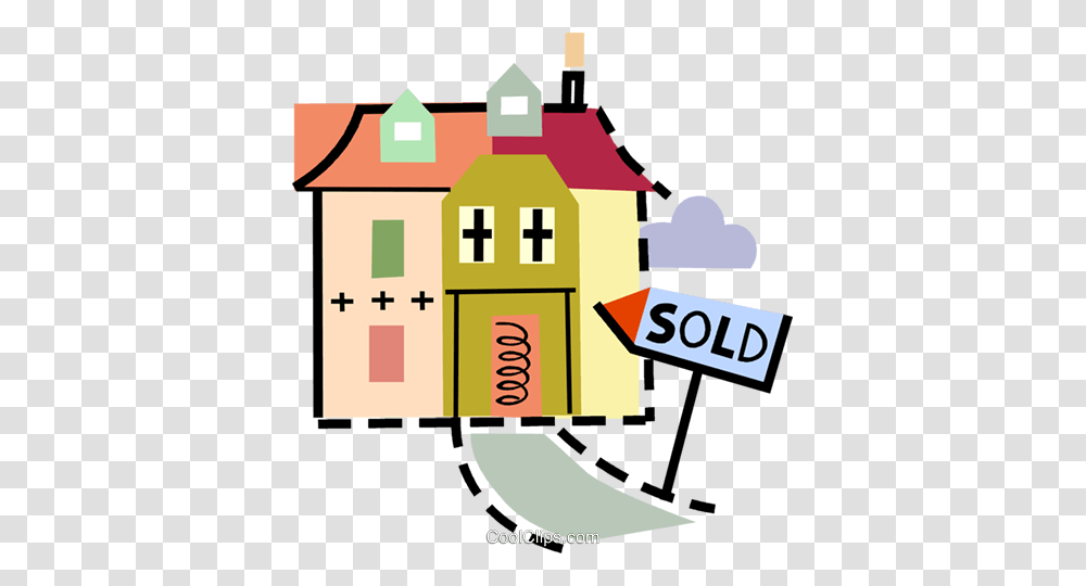 Urban Housing Royalty Free Vector Clip Art Illustration, Building, Plan, Plot Transparent Png