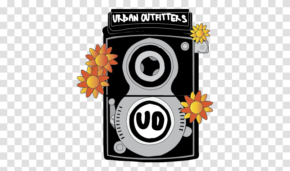 Urban Out'fitters Urbanoutfit Twitter Reflex Camera, Label, Text, Electronics, Poster Transparent Png