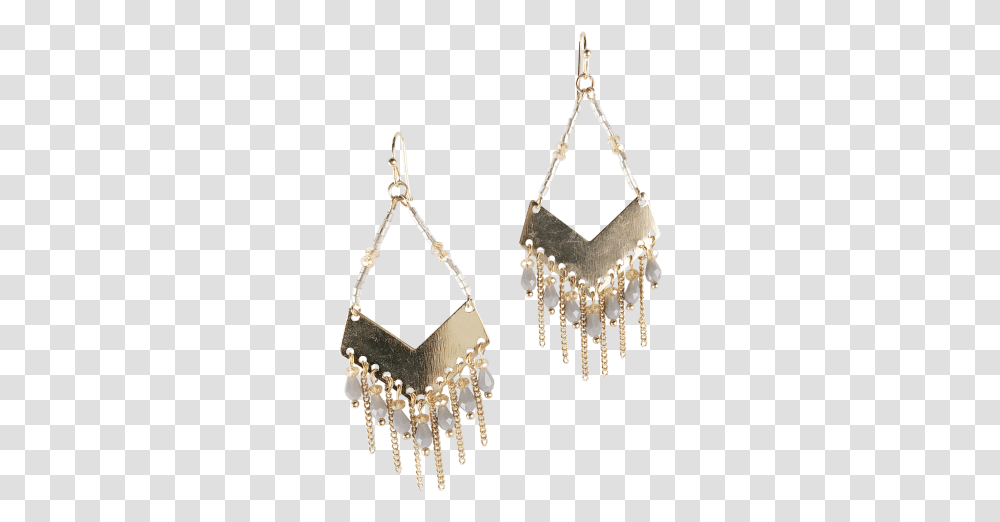 Urban Products Gold Arrow Grey Bead Drop Earring, Accessories, Accessory, Handbag, Chandelier Transparent Png