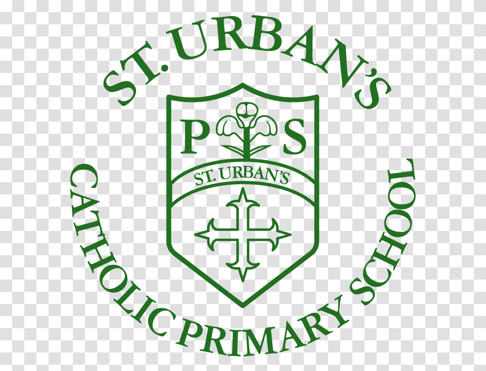 Urban S Logo Work In Progress 1 St Urbans Catholic Primary School, Trademark, Emblem, Badge Transparent Png
