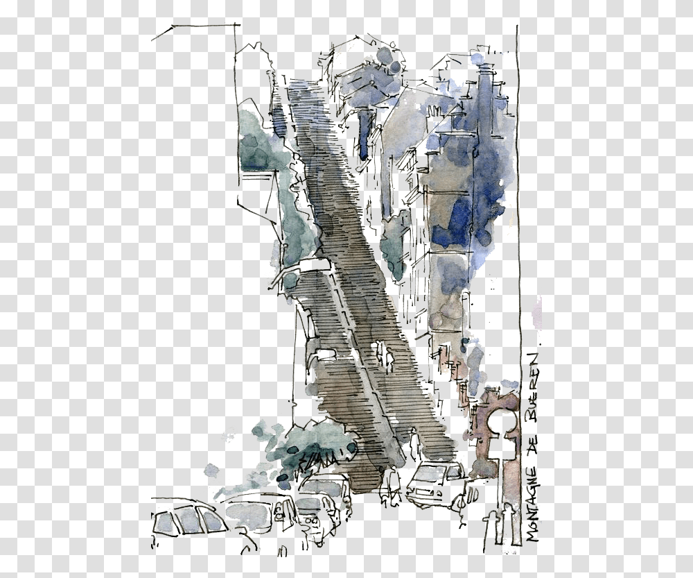 Urban Sketchers Best, Building, Bridge, Collage Transparent Png