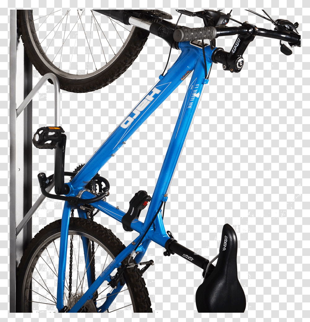 Urban Space Wall Mount Bike Rack Bicycle, Vehicle, Transportation, Mountain Bike, Spoke Transparent Png