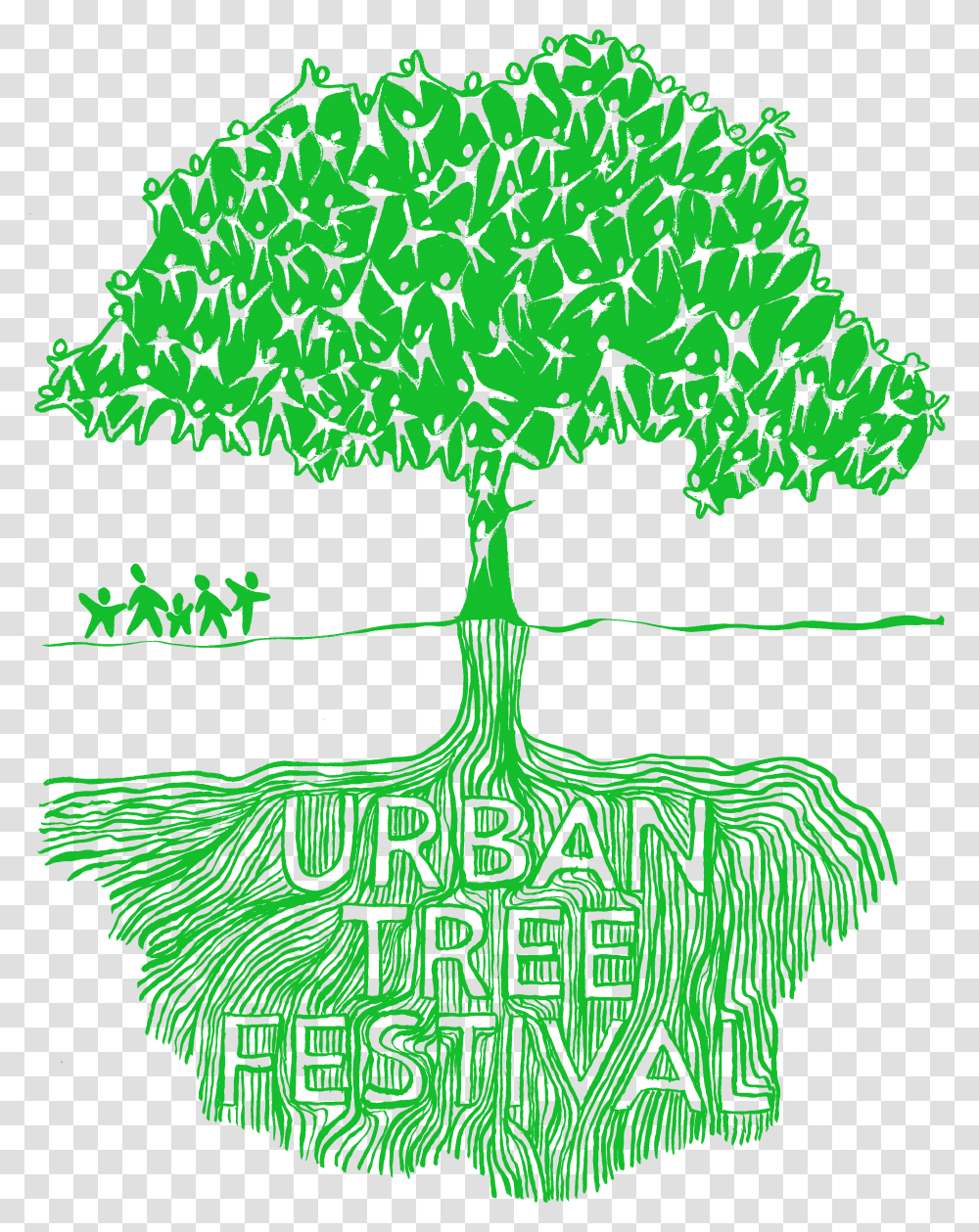 Urban Tree Festival Tree Festival, Plant, Root, Green, Vegetation Transparent Png